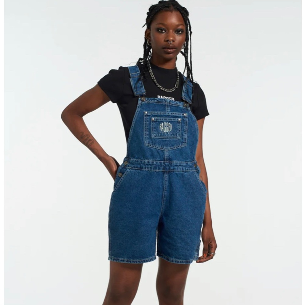 Dark blue denim overalls/dungarees from The Ragged Priest